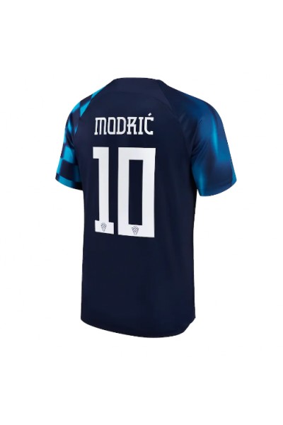 Fotbalové Dres Chorvatsko Luka Modric #10 Venkovní Oblečení MS 2022 Krátký Rukáv